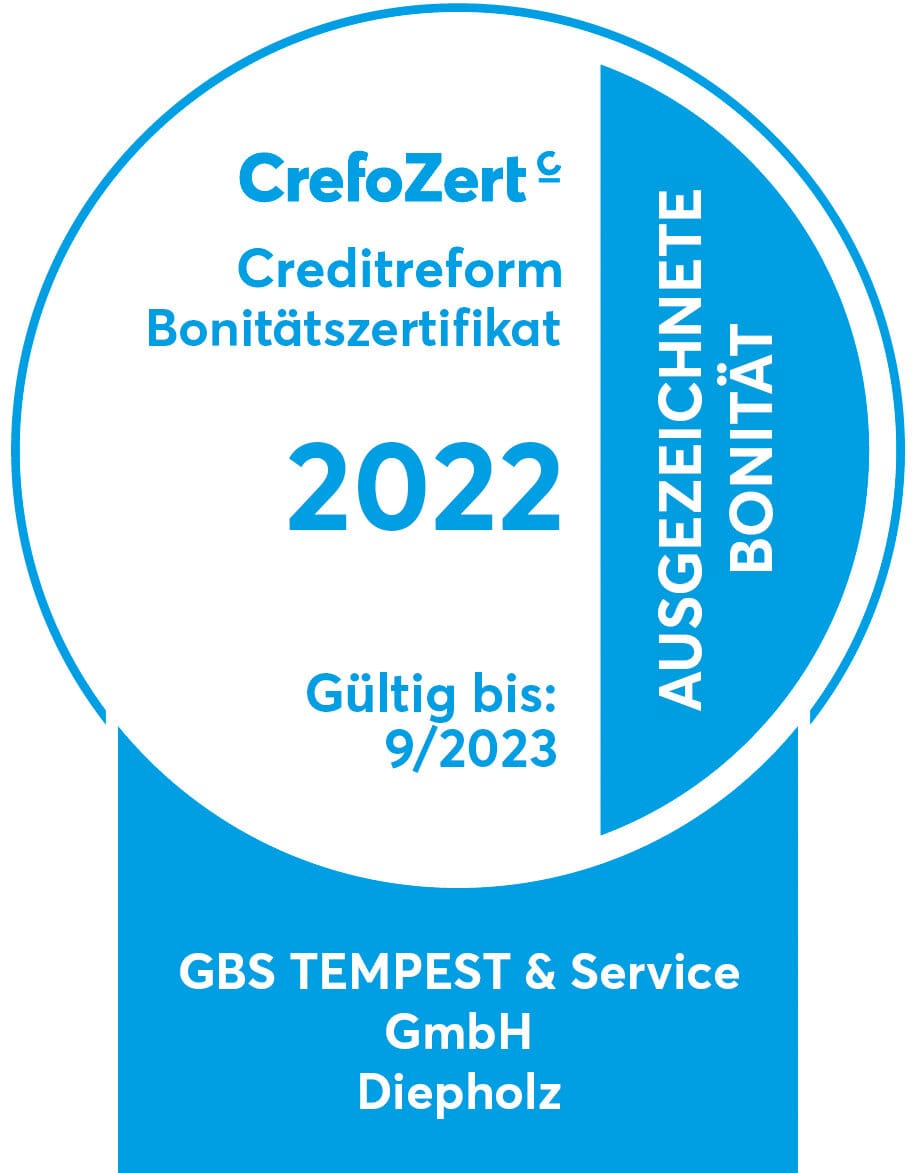 CrefoZert 2022 | Creditreform Bonitätszertifikat